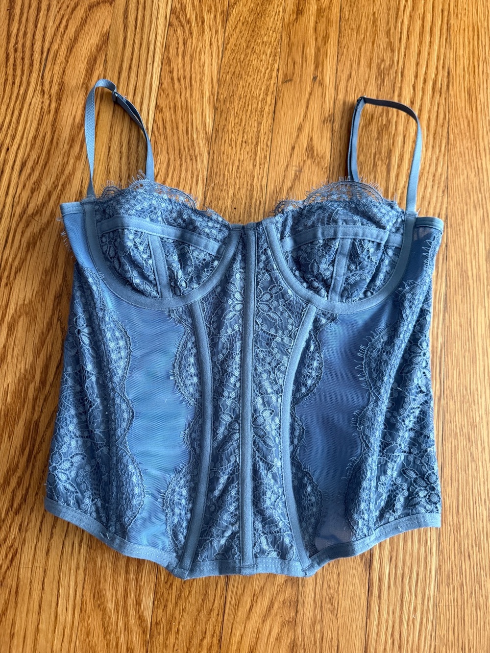 Urban Outfitters out from under lace coquette corset bra top Small